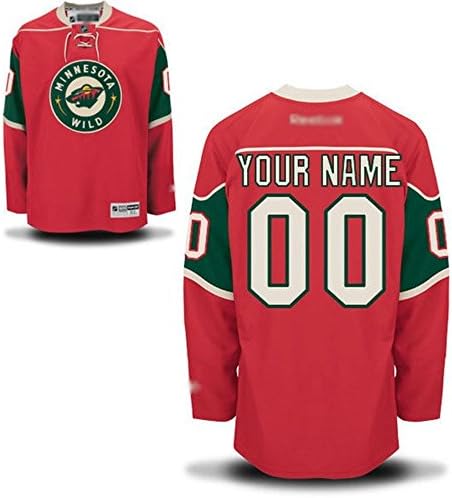 Custom Men's #22 Nino Niederreiter Ice Hockey_MW Home Jersey Red M