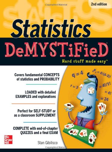 Textbook - Statistics DeMYSTiFieD, 2nd Edition