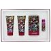 Ed Hardy Hearts & Daggers by Ed Hardy - Gift Set -- 3.4 oz Eau De Parfum Spray + 3 oz Body Lotion +