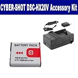 Sony Cyber-shot DSC-HX20V Digital Camera Accessory Kit includes: SDM-175 Charger, SDNPBG1 Battery