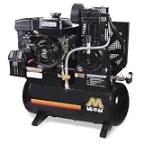 9 HP Gasoline Subaru / 20 Gallon Two Stage Stationary Air Compressor Electric Start: No