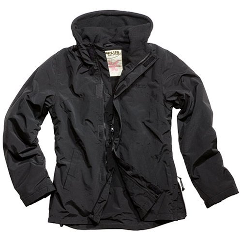 Surplus Ladies Windbreaker ZIPPER, SCHWARZ