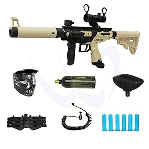 Tippmann Cronus Tactical - Tan - M-FTDMRG130 Paintball Gun Power Pack