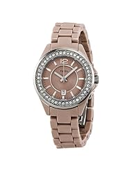 Fossil Watches, Womens Riley Three Hand Ceramic Watch Antique Pearl