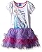 Disney Girls' Frozen Elsa Short Sleeve Tutu Dress