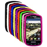 Ten Silicone Cases / Skins / Covers for Samsung Droid Charge / SCH-i510 - B ....