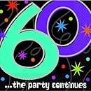 Amscan Printed The No. 60 Swank Printed Table Cover, Black/Purple/Teal, 54" x 102"