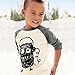 Soda Park Boys Doodle Big Eyes Monster Funny Long Sleeve T Shirt