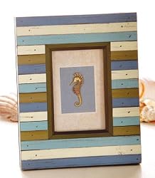 Belinda Miley Framed Seahorse Artwork with Swarovski Crystals
