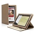 Cygnett Lavish - Funda de cuero con soporte para iPad 2 color marr�n