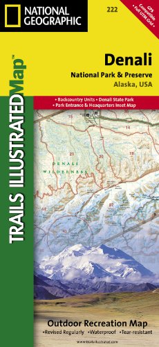 Denali National Park and Preserve (Trails Illustrated Map #222) (Ti - National Parks)
