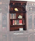 Barcelona Library Desk Hutch (Dark Red Walnut) (59.25H x 38W x 17.75D)