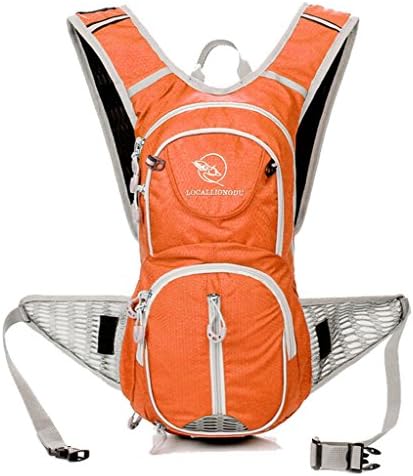 Donayn Nylon Waterproof Mountain Commuting Biking Cycling Backpacks Small 7.9*16.9*5.9 Orange