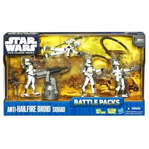 Star Wars 3 3 4 In Battle Pack - Anti Hailfire Squad by 