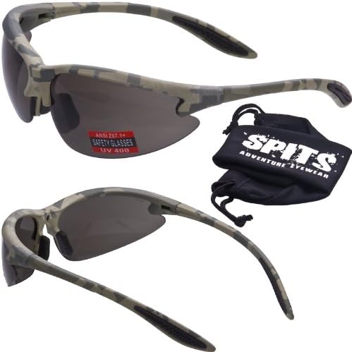 MAGSHOT Hunting Shooting Safety Glasses ACU Camo Frame - Safety Compliant ANSI Z87.1+