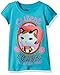 Disney Girls' Toddler Girls' Sheriff Callie-Cutest Cowgirl Puff Sleeve T-Shirt, Aqua Turquoise, 3T