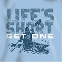 Life's Short / Kayak - Light Blue