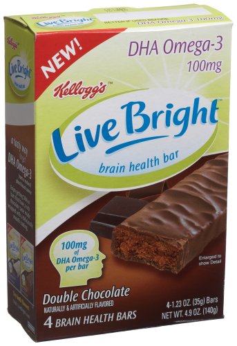 Kellogg's Live Bright Double Chocolate Bars, 4-Count Bars