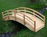 10' Red Cedar Traditional Arched Bridge