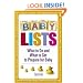 Baby Lists: What to Do and What to Get to Prepare for Baby