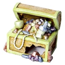 GloFish Treasure Chest Ornament for Aquarium, Small
