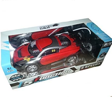 Rad Racers Radio Controlled Racing Car 5 Functions Red/BLK