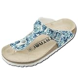 BIRKENSTOCK TATAMI ビルケンシュトック タタミ Palana Liberty【国内代理店正規品】《レディース：ブルー》花柄 サンダル 814303-814323-814323