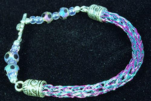 Beaded Viking Knit Bracelet
