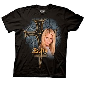 Buffy the Vampire Slayer Iron Cross Black T-shirt Tee