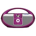 iLive Boombox with iPod Docking Station (Pink)