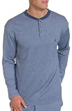 Nautica Men's Houndstooth Yarn Dyed Knit Long Sleeve Henley