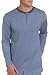 Apparel : Nautica Men's Houndstooth Yarn Dyed Knit Long Sleeve Henley