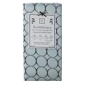 SwaddleDesigns Lightweight Marquisette Swaddling Blanket - Pastel Blue with Brown Mod Circles