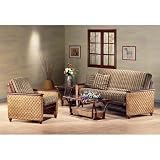 Rattan Floral Magnolia Futon Size: Full