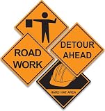 Construction Sign Cutouts 16 (4 count)