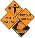 Construction Sign Cutouts 16" (4 count)