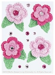 Martha Stewart Crafts Embellishments, Crochet Flowers and Gemstones