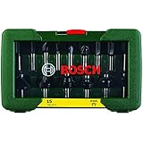 Fartools Coffret de 6 fraises diam&egrave;tre 8 mm pour d&eacute;fonceuse