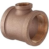 Lead Free Brass Pipe Fitting, Reducing Tee, Class 125, NPT Female