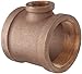 Lead Free Brass Pipe Fitting, Reducing Tee, Class 125, 1