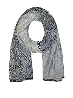 Plomo o Plata Fular (Negro / Gris)