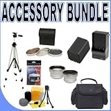 511pfo6wZfL. SL160  BigVALUEInc Accessory Saver FH100 Compatible Replacement Battery/Rapid Charger Filter Kit Tele/Wide Lens Bundle for 30mm Sony Handycam HDD Hard Disk Drive Camcorders + More!