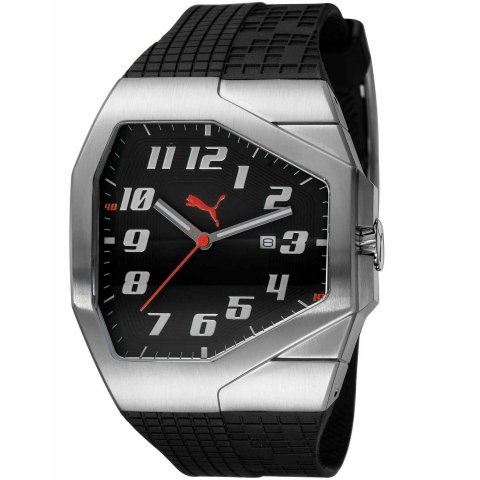 Puma Time Herrenuhr TRACK GENTS SILVER A.PU910561007