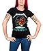 Metallica T Shirt Hardwired Album Cover Official Womens Black Junior Fit