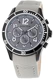 Police Mens Watch Theory With Grey Leather Strap
