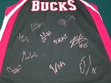 2011 MILWAUKEE BUCKS TEAM SIGNED AUTOGRAPHED JERSEY W/ HOLOGRAM + COA