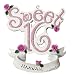 Sweet 16 (Sixteen) Personalized Ornament ~ Gift ~ Decor