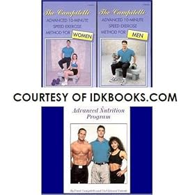 FRANK CAMPITELLI 2-VHS BOX SET: The Campitelli Advanced 10-Minute Speed Exercise Method For Women And For Men **PLUS FREE PAPERBACK: The Campitelli Advanced Nutrition Program by Frank Campitelli and Chef Edward Valente