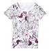 Girls' Xhilaration® Printed Top - White