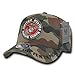 Rapiddominance Camo Marine Logo Military Caps, Woodland